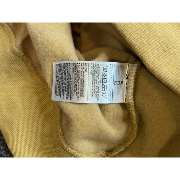 Old Navy Womens XL Crew Neck Longsleeve Pullover Sweater Yellow L3 - Picture 4 of 5